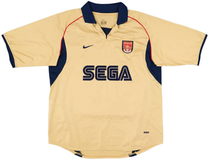 2001-02 Arsenal Away Shirt Bergkamp #10 - 10/10 - (L)