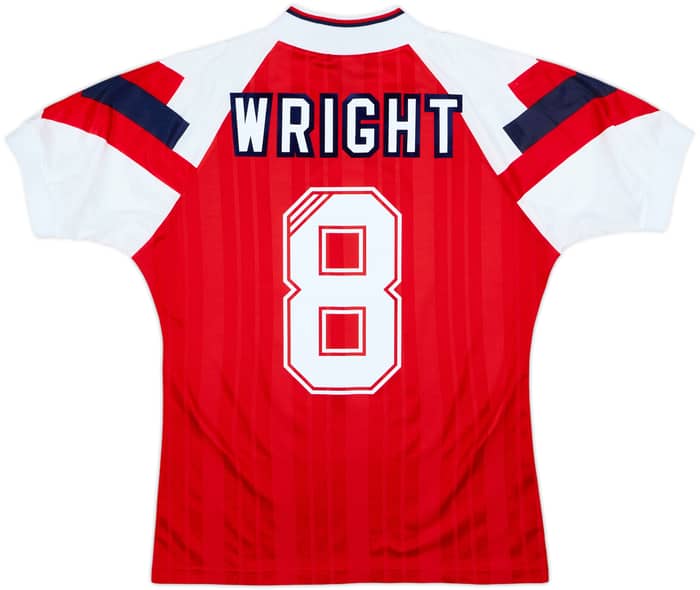 1992-94 Arsenal Home Shirt Wright #8 - 8/10 - (S)