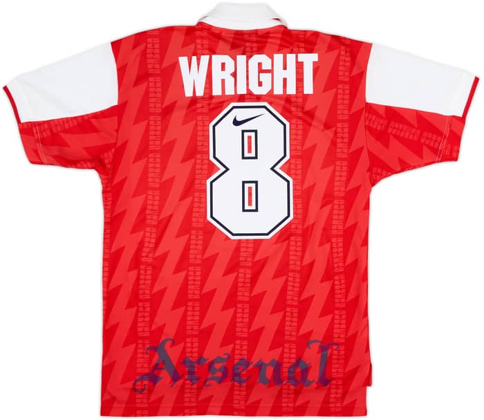 1994-96 Arsenal Home Shirt Wright #8 - 8/10 - (S)