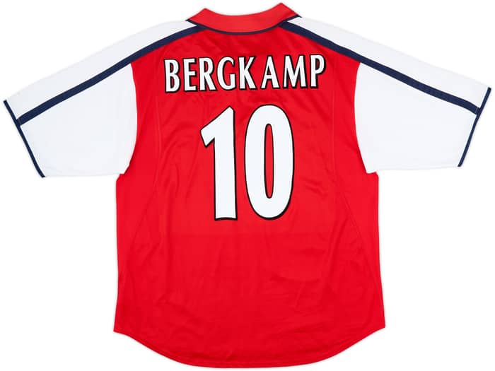 2000-02 Arsenal Home Shirt Bergkamp #10 - 9/10 - (L)