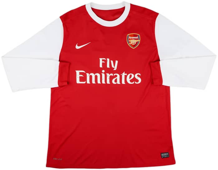 2010-11 Arsenal Home L/S Shirt - 5/10 - (L)
