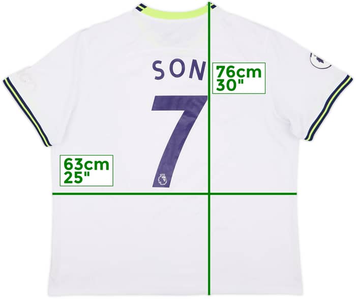 2022-23 Tottenham Home Shirt Son #7 - 7/10 - (XXL)