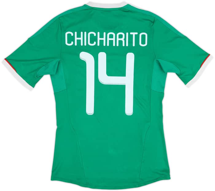 2011-13 Mexico Home Shirt Chicharito #14 - 5/10 - (S)
