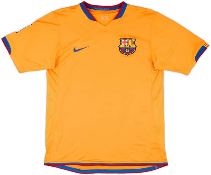 2006-08 Barcelona Away Shirt Ronaldinho #10 - 8/10 - (S)