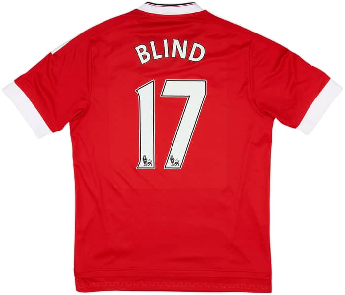 2017-18 Manchester United Home Shirt Blind #17 - 8/10 - (M)