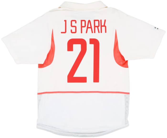2002-03 South Korea Player Issue Away Shirt JSPark #21 - 9/10 - (M)