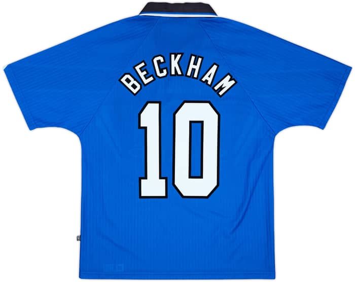 1996-98 Manchester United Third Shirt Beckham #10 - 9/10 - (M)