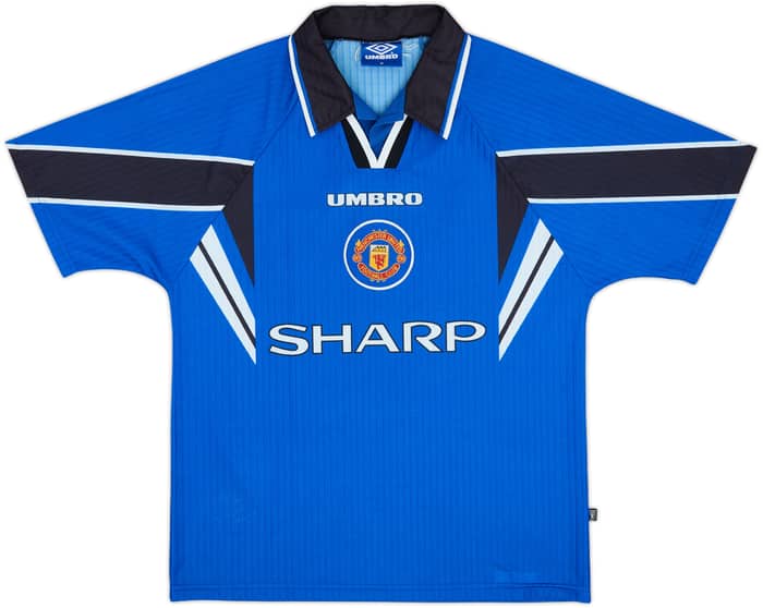 1996-98 Manchester United Third Shirt Beckham #10 - 9/10 - (M)