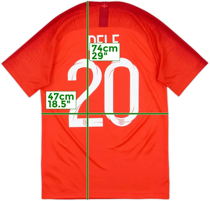 2018-19 England Away Shirt Dele #20 - 10/10 - (S)