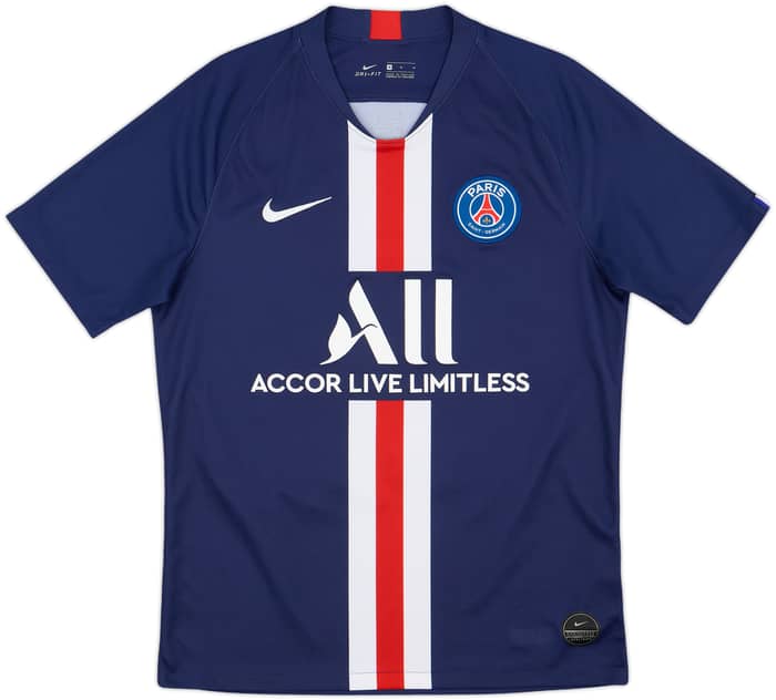 2019-20 Paris Saint-Germain Home Shirt Mbappe #7 - 10/10 - (M)