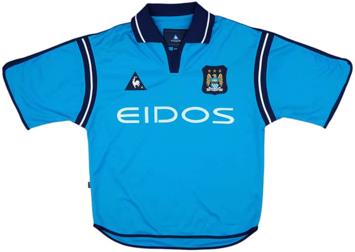 2001-02 Manchester City Home Shirt - 9/10 - (S)