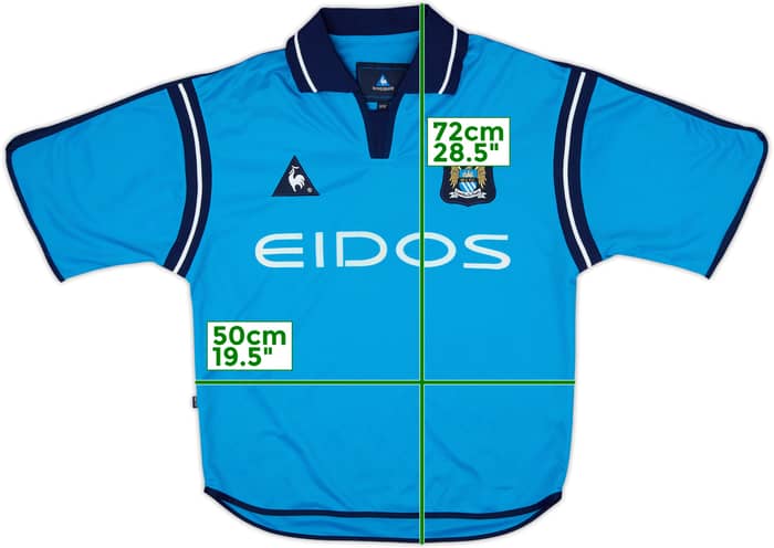2001-02 Manchester City Home Shirt - 9/10 - (S)