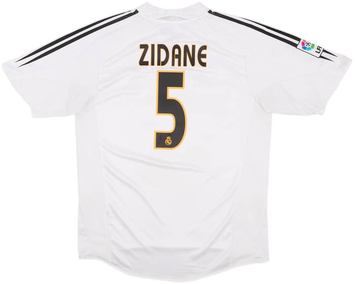 2004-05 Real Madrid Home Shirt Zidane #5 - 6/10 - (L)