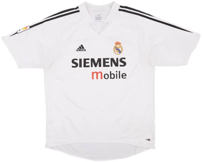 2004-05 Real Madrid Home Shirt Zidane #5 - 6/10 - (L)