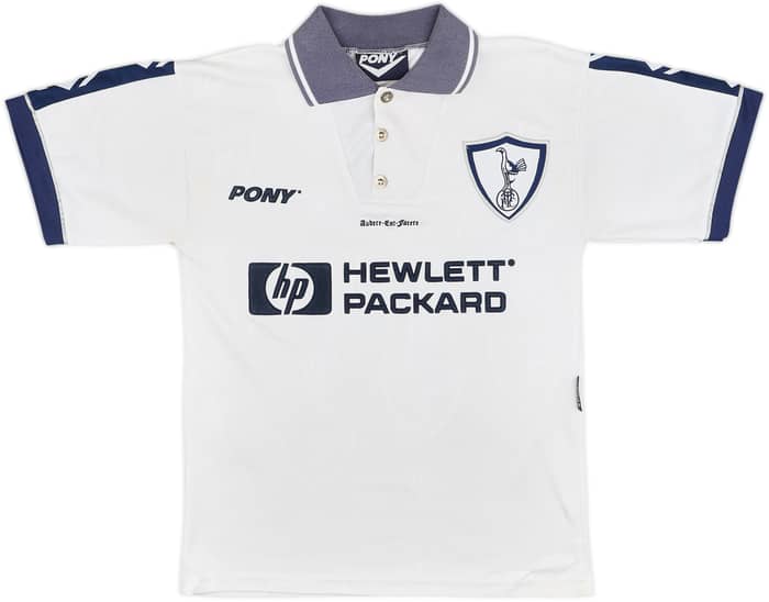 1995-97 Tottenham Home Shirt Sheringham #10 - 8/10 - (S)
