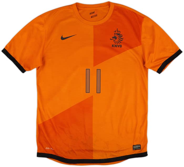 2012-13 Netherlands Home Shirt Robben #11 - 6/10 - (M)