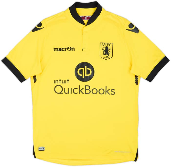 2015-16 Aston Villa Away Shirt Grealish #40 - 10/10 - (S)