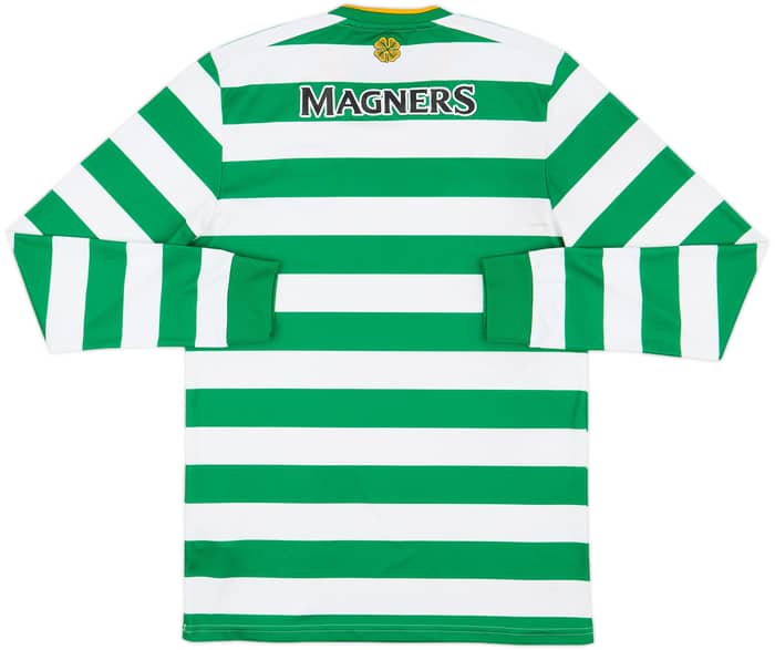 2020-21 Celtic Home L/S Shirt - 6/10 - (S)