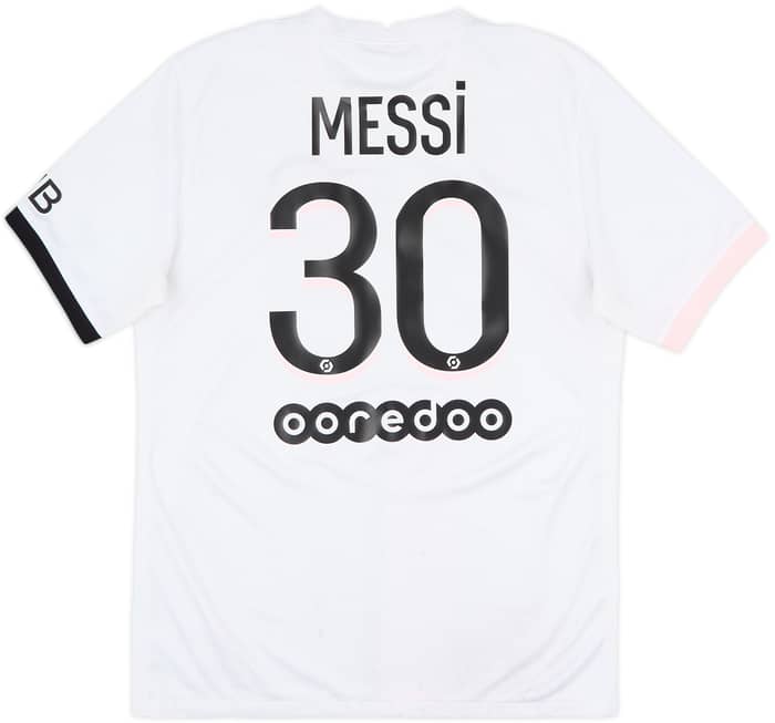 2021-22 Paris Saint-Germain Away Shirt Messi #30 - 5/10 - (M)