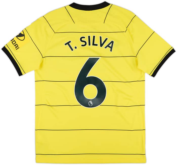 2021-22 Chelsea Away Shirt T.Silva #6 - 9/10 - (M)