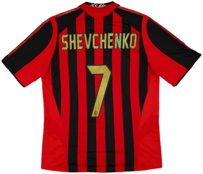 2005-06 AC Milan Home Shirt Shevchenko #7 - 8/10 - (L)