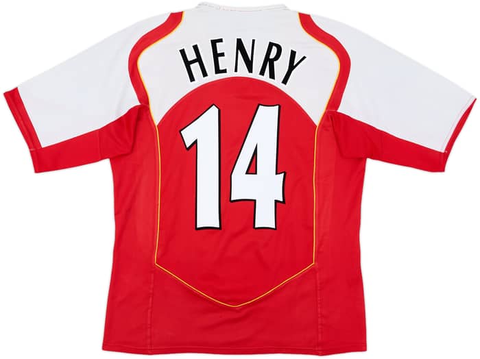2004-05 Arsenal Home Shirt Henry #14 - 6/10 - (M)