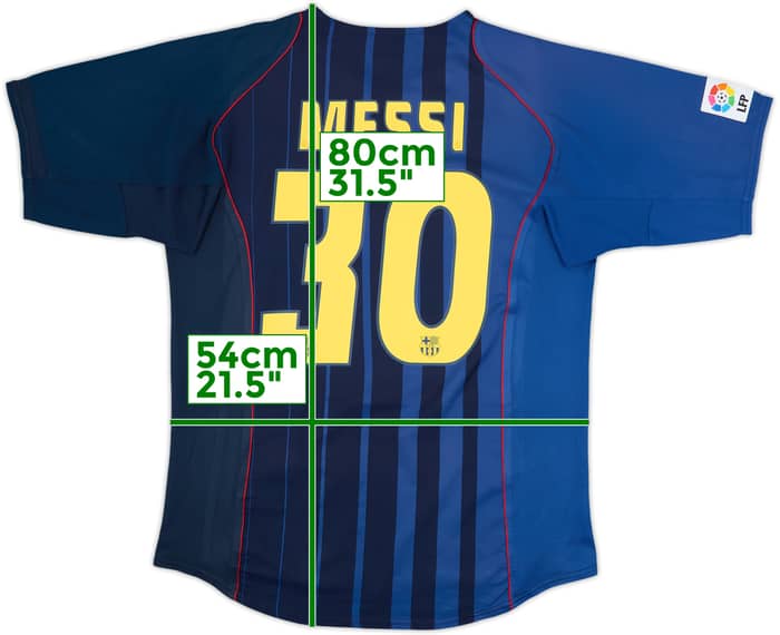 2004-05 Barcelona Away Shirt Messi #30 - 7/10 - (XL)