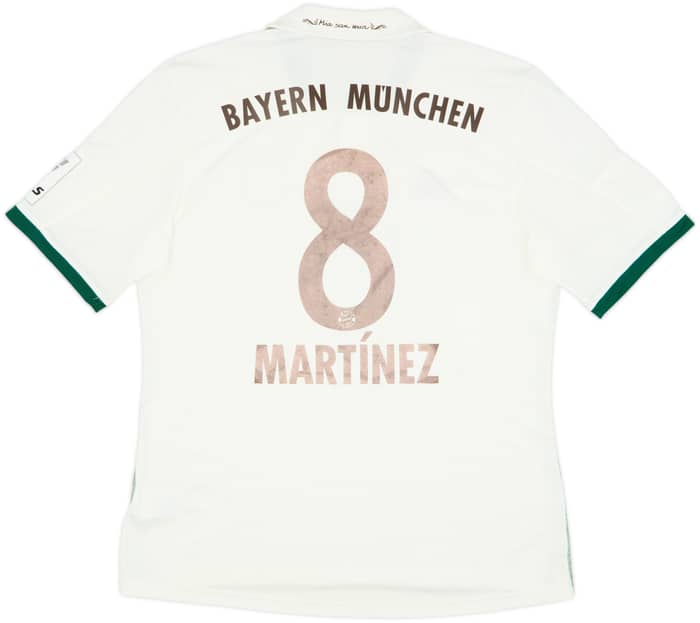 2013-14 Bayern Munich Away Shirt Martinez #8 - 4/10 - (L)