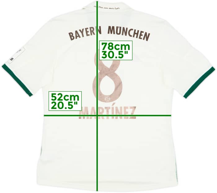 2013-14 Bayern Munich Away Shirt Martinez #8 - 4/10 - (L)