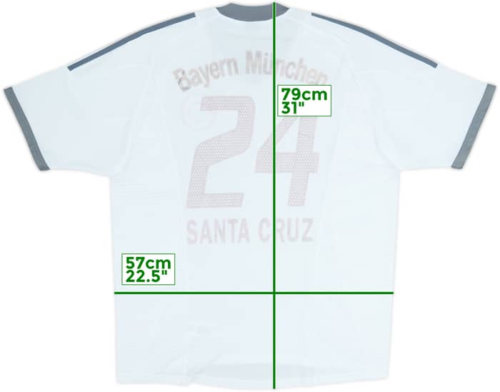 2002-03 Bayern Munich Away Shirt Santa Cruz #24 - 3/10 - (L)