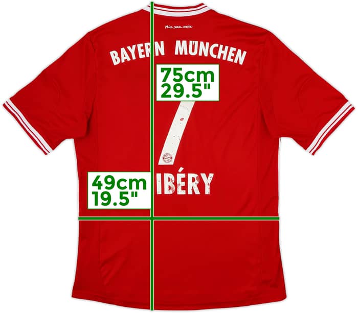 2013-14 Bayern Munich Home Shirt Ribery #7 - 5/10 - (M)