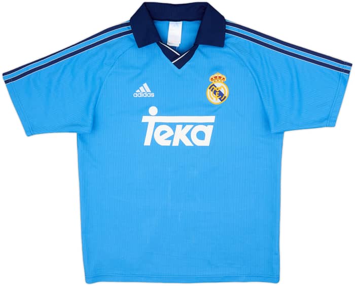 1999-00 Real Madrid Third Shirt Figo #10 - 6/10 - (XL.Boys)