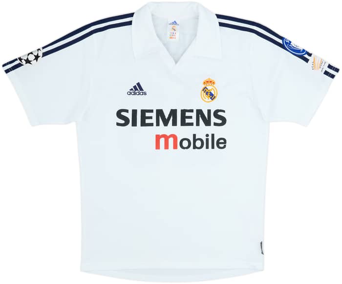 2002-03 Real Madrid Centenary Home Shirt Beckham #23 - 6/10 - (S)