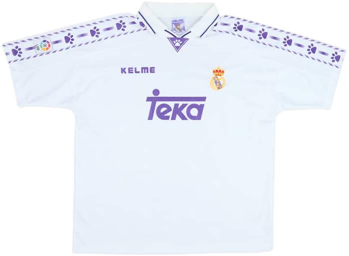 1994-96 Real Madrid Home Shirt - 9/10 - (XL)