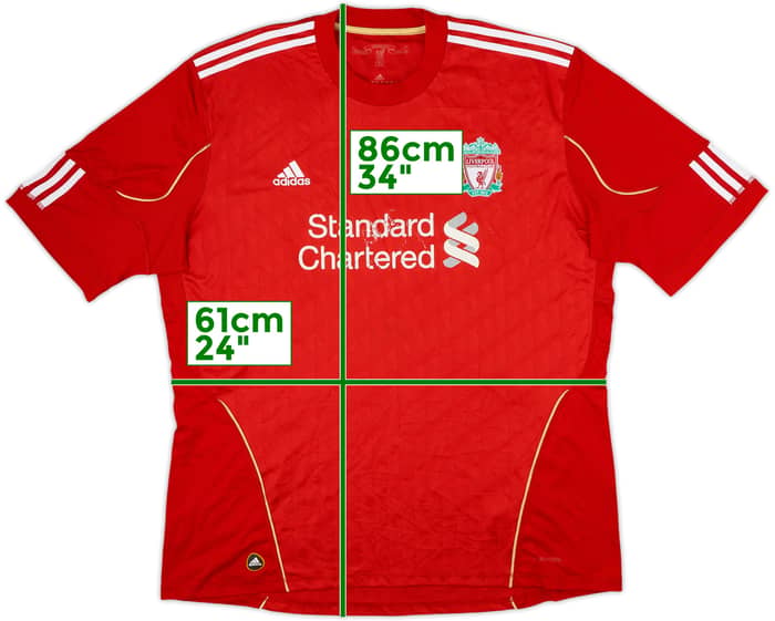 2010-12 Liverpool Home Shirt - 5/10 - (XXL)
