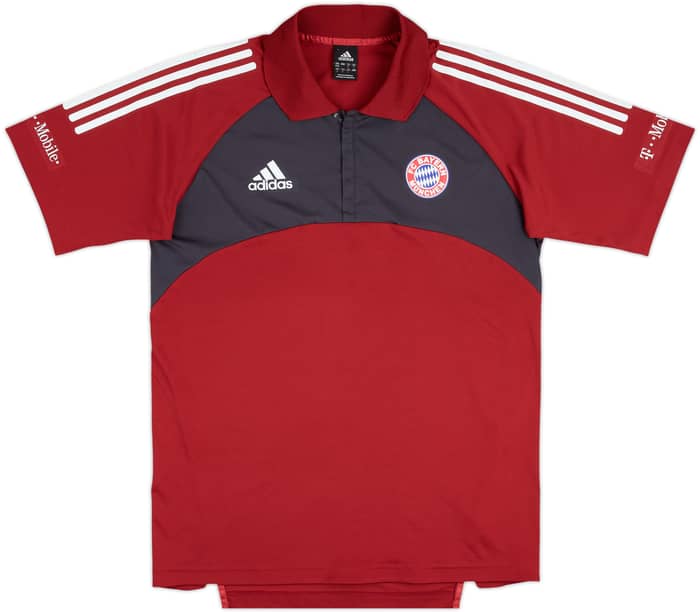 2002-03 Bayern Munich adidas 1/4 Zip Polo Shirt - 7/10 - (M)