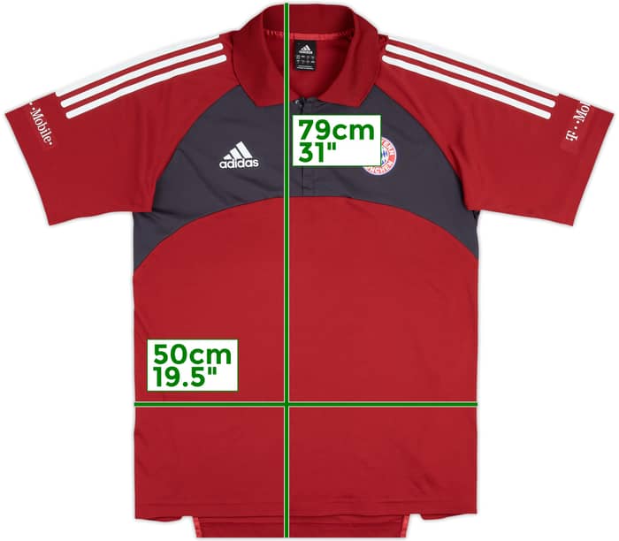 2002-03 Bayern Munich adidas 1/4 Zip Polo Shirt - 7/10 - (M)