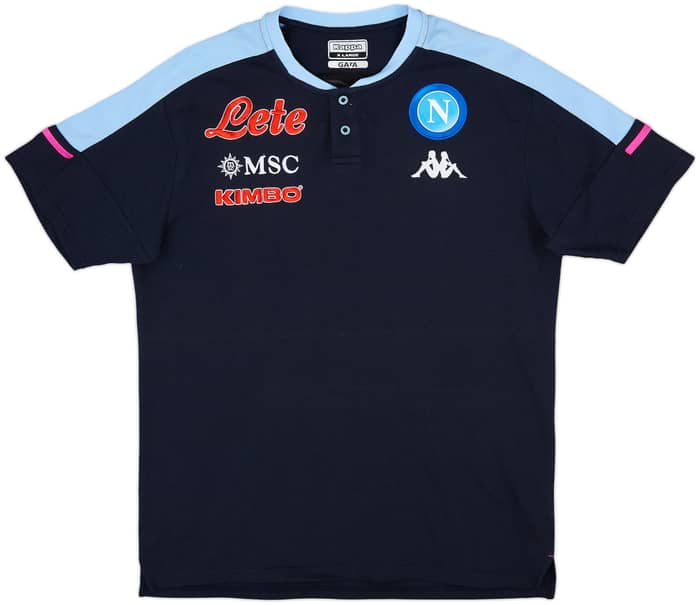 2020-21 Napoli Kappa Polo Shirt - 8/10 - (XL)