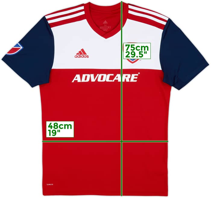 2018-19 FC Dallas Home Shirt - 6/10 - (M)