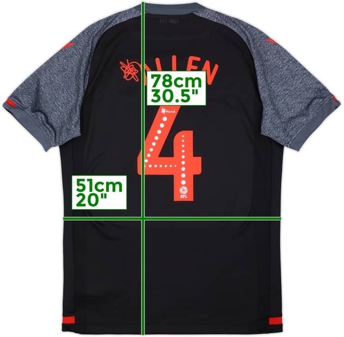 2019-20 Stoke City Away Shirt Allen #4 - 9/10 - (XL)