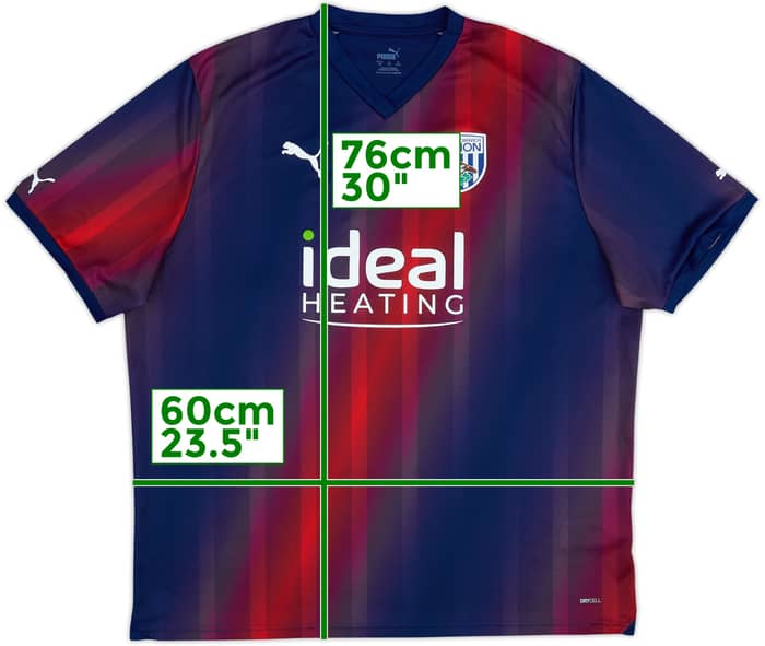 2023-24 West Bromwich Albion Third Shirt - 9/10 - (3XL)