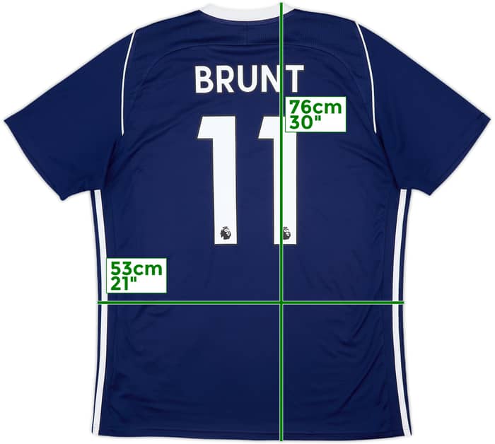 2017-18 West Brom Home Shirt Brunt #11 - 6/10 - (L)