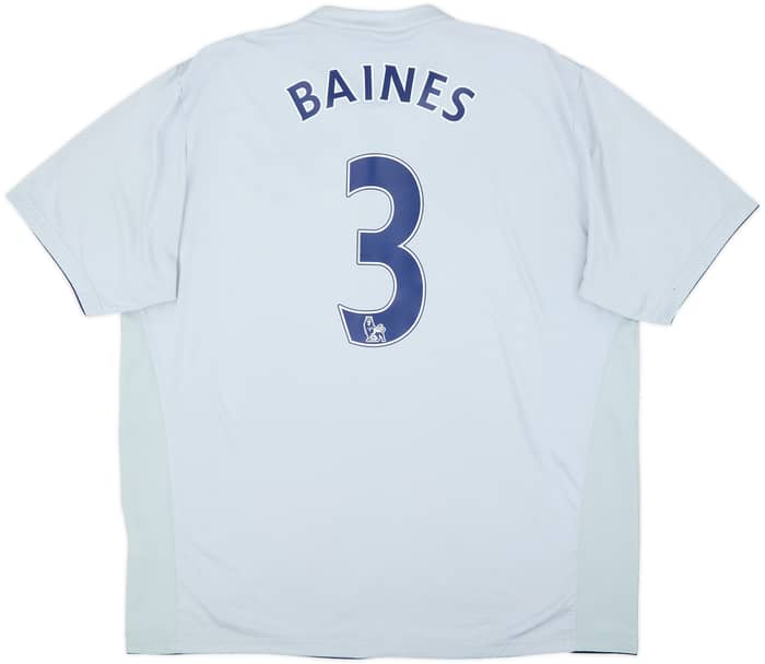 Camiseta de la tercera equipación del Everton 2011-12 Baines #3 - 9/10 - (XL)