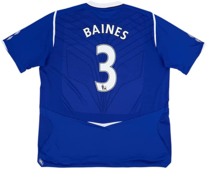 2008-09 Everton Home Shirt Baines #3 - 6/10 - (XXL)