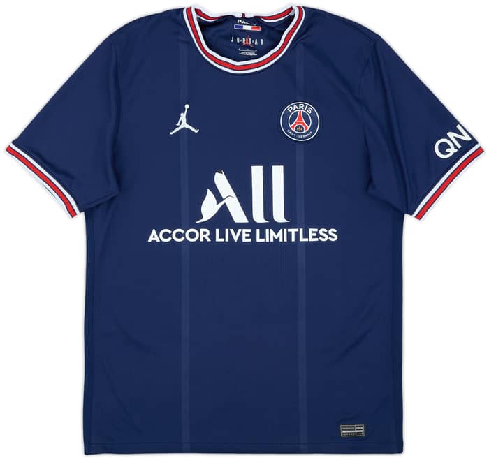 2021-22 Paris Saint-Germain Home Shirt Messi #30 - 6/10 - (M)