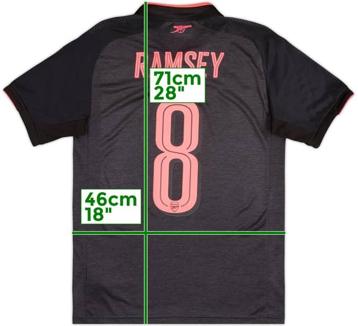 2017-18 Arsenal Third Shirt Ramsey #8 - 7/10 - (S)