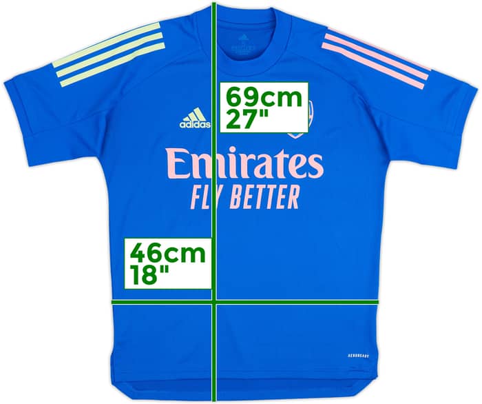 202-21 Arsenal adidas Training Shirt - 10/10 - (S)