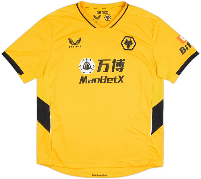 2021-22 Wolves Home Shirt Raul #9 - 8/10 - (XL)