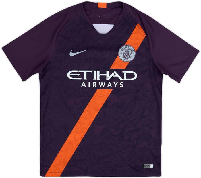 2018-19 Manchester City Third Shirt Bernardo #20 - 8/10 - (M)