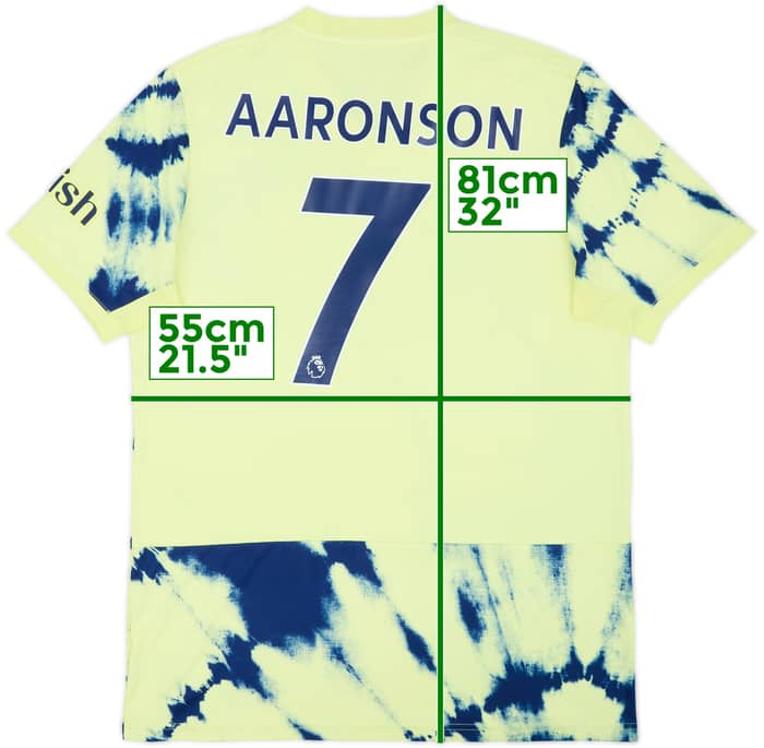 2022-23 Leeds Away Shirt Aaronson #7 - 6/10 - (L)